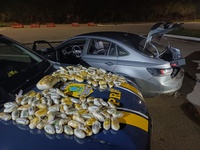 PRF apreende Haxixe “Ice” escondido dentro de para-choque de veículo na BR-381 em Betim (MG)