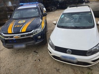 PRF recupera em Betim (MG), VW Saveiro roubada horas antes na cidade de Itaúna (MG)