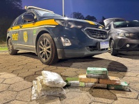 PRF apreende 9 kg de drogas após 66 km de perseguição na BR-381, no Sul de Minas