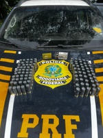 PRF apreende munições escondidas dentro de veículo na BR-251 em Montes Claros (MG)