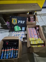 PRF prende 3 homens com mercadoria furtada de supermercados