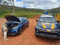 VW Nivus roubado é recuperado pela PRF na BR-040 em Nova Lima (MG)