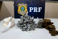 PRF apreende maconha e cocaína em Argirita (MG)
