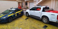 PRF apreende pasta base de cocaína e mais de uma tonelada de maconha dentro de veículo roubado em Caxambu (MG)