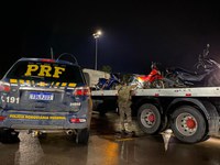 Três motocicletas roubadas em São Paulo são recuperadas pela PRF na BR-381