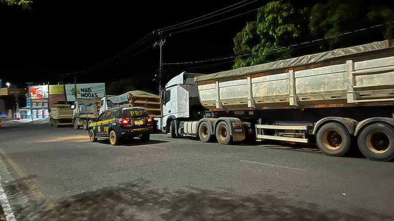 PRF apreende 145 toneladas de minério, em Marabá/PA