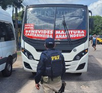 PRF detém duas pessoas por uso de documento falso, em Benevides/PA