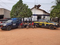 PRF recupera cinco veículos adulterados e roubados, em Anapu/PA