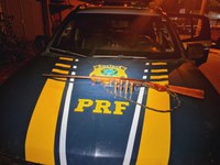 PRF apreende arma de fogo e munições, em Marabá/PA