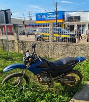 PRF apreende motocicleta adulterada, em Marabá/PA
