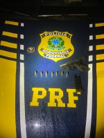 PRF apreende arma de fogo e munições, em Novo Repartimento/PA