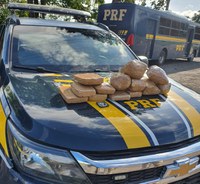 PRF apreende 8 kg de cloridrato de cocaína e 5 kg de pasta base, em Castanhal/PA