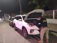 PRF recupera veículo roubado em Pernambuco, no município de Santarém/PA