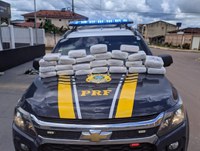 PRF apreende 29 kg de maconha, em Brasil Novo/PA