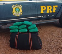 PRF apreende 10,7 kg de maconha com passageira de ônibus, em Altamira/PA