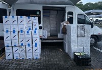 PRF apreende 50 mil maços de cigarros contrabandeados, em Benevides/PA