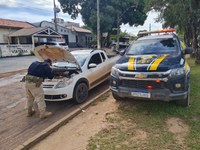 PRF recupera 2 picapes em menos de uma hora, em Redenção/PA