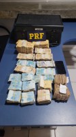 PRF apreende 200 mil reais escondidos em veículo, em Bragança/PA