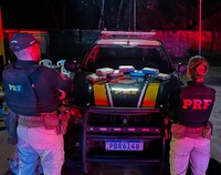 PRF apreende 8 kg de skunk em ônibus de Santarém/PA