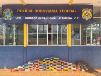 PRF apreende 84 kg de maconha em Altamira/PA