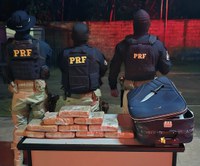 PRF e PMPA apreendem 10,8 kg de maconha em Santarém/PA