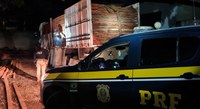 PRF apreende 25 m³ de madeira ilegal, em Marabá/PA