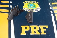 PRF apreende arma com numeração raspada e munições, em Ipixuna do Pará/PA