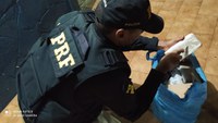 PRF apreende maconha em micro-ônibus durante fiscalização em Altamira/PA
