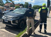 PRF e SMT recuperam veículo, em Santarém/PA