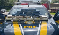 PRF e SEFA/PA apreendem 23 kg de maconha durante fiscalização na BR-316, em Cachoeira do Piriá/PA