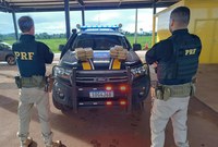 PRF apreende 13,9 Kg de maconha durante fiscalização na BR-163, em Trairão/PA