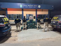 PRF apreende 525 Kg de cocaína em caminhão na BR-155, em Sapucaia/PA