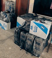 PRF apreende 950 maços de cigarros contrabandeados, em Santa Maria do Pará/PA