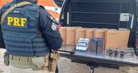 PRF apreende aparelhos eletrônicos transportados ilegalmente em São Geraldo do Araguaia/PA