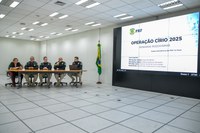 PRF realiza coletiva de imprensa de lançamento da Operação Círio 2025, em Belém/PA