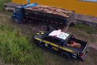 PRF apreende 10 m³ de madeira ilegal em Santarém/PA