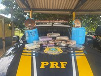PRF apreende 10 kg de maconha na BR-230, em Altamira/PA