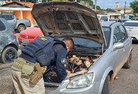 PRF recupera veículo roubado durante fiscalização na BR-163, em Santarém/PA