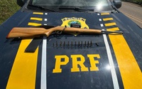 PRF apreende arma de fogo e munições na BR - 230, em Itupiranga/PA