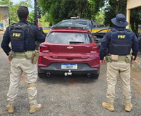 PRF recupera veículo roubado durante fiscalização na BR-316, em Santa Maria do Pará/PA