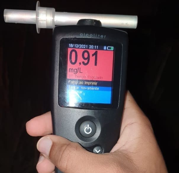 Homem é detido pela PRF por embriaguez ao volante, em Altamira/PA