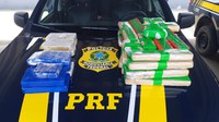 Em Barreiras (BA), PRF apreende cocaína, pasta base e maconha escondidos na carroceria de caminhonete