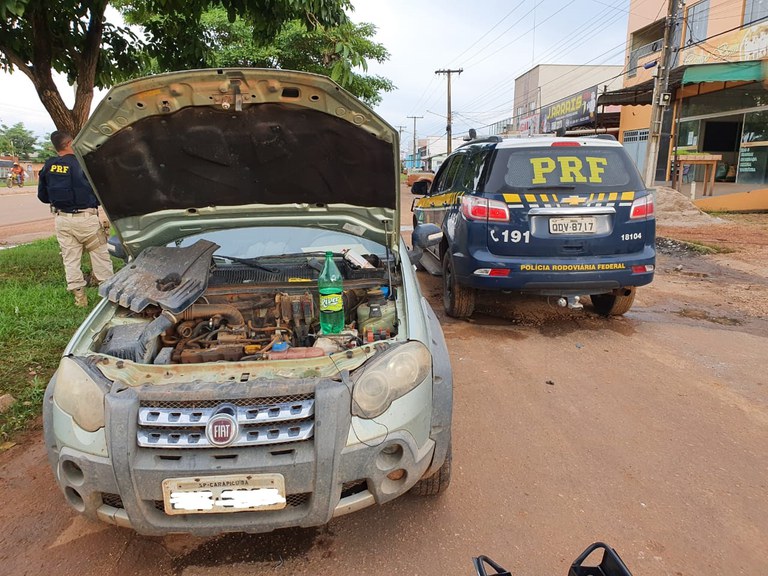 PRF apreende veículo clonado em Rondon do Pará