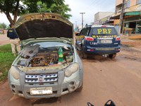 PRF apreende veículo clonado em Rondon do Pará