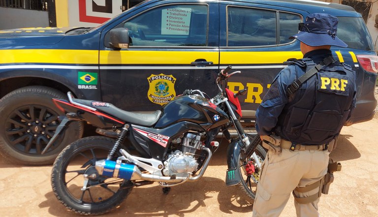 PRF recupera motocicleta roubada, em Anapu/PA