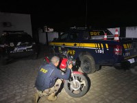 PRF recupera em menos de 24h duas motocicletas roubadas que circulavam adulteradas