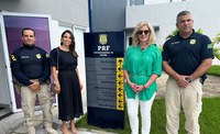 PRF na Paraíba recebe visita da Diretora do Departamento de Segurança no Trânsito