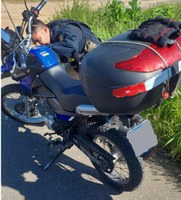 PRF na Paraíba recupera moto roubada e identifica veículos adulterados