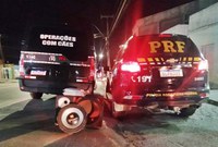 PRF com apoio da CPCães da Polícia Militar apreende mais de 2 kg de cocaína em Campina Grande/PB