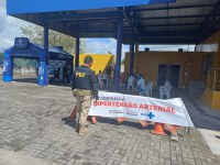 PRF na Paraíba em ação conjunta com a Secretaria Municipal de Saúde de Alhandra realiza Comando de Saúde
